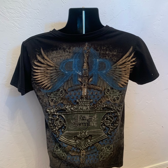 CageApe Small Black Graphic T Shirt - Picture 3 of 4